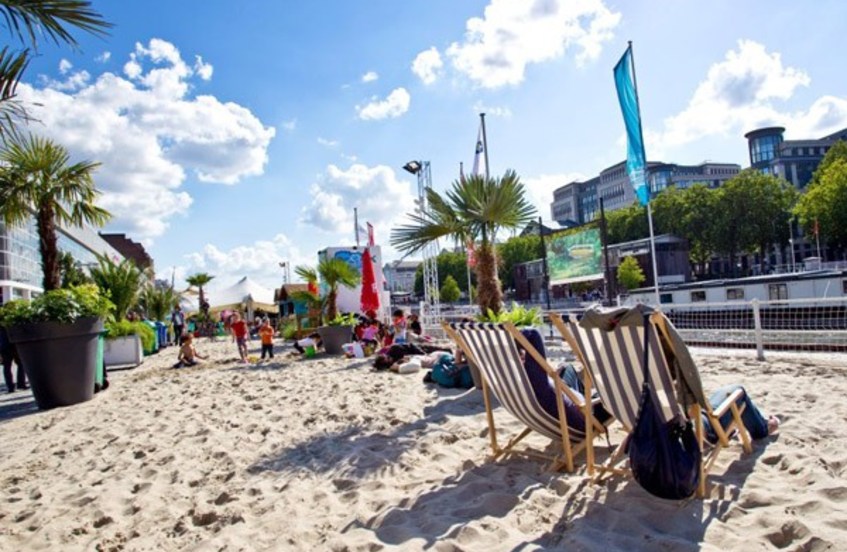 Urban beach in Brussels - All Luxury Apartments