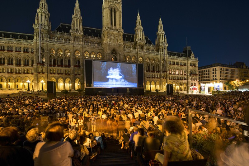 music fest at the Rathausplatz - All Luxury Apartments