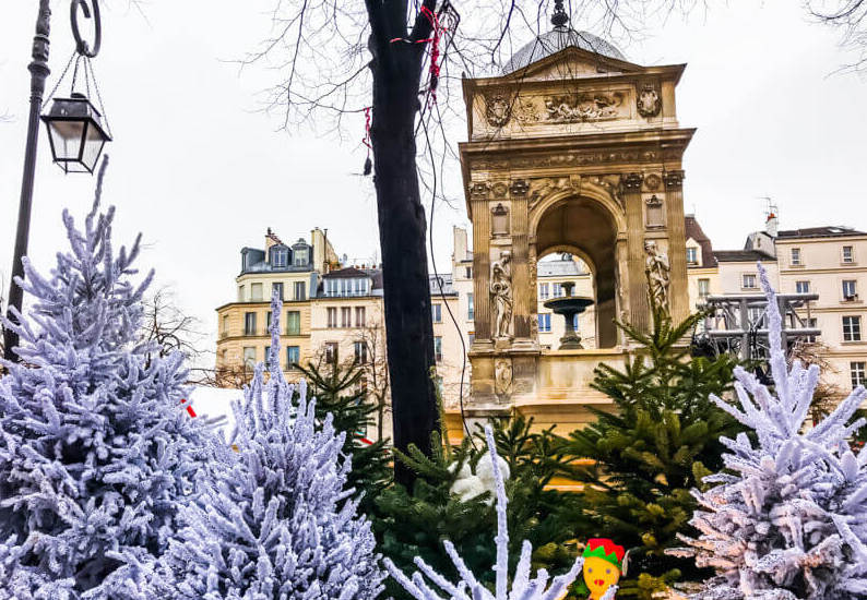 Les halles - best paris christmas markets