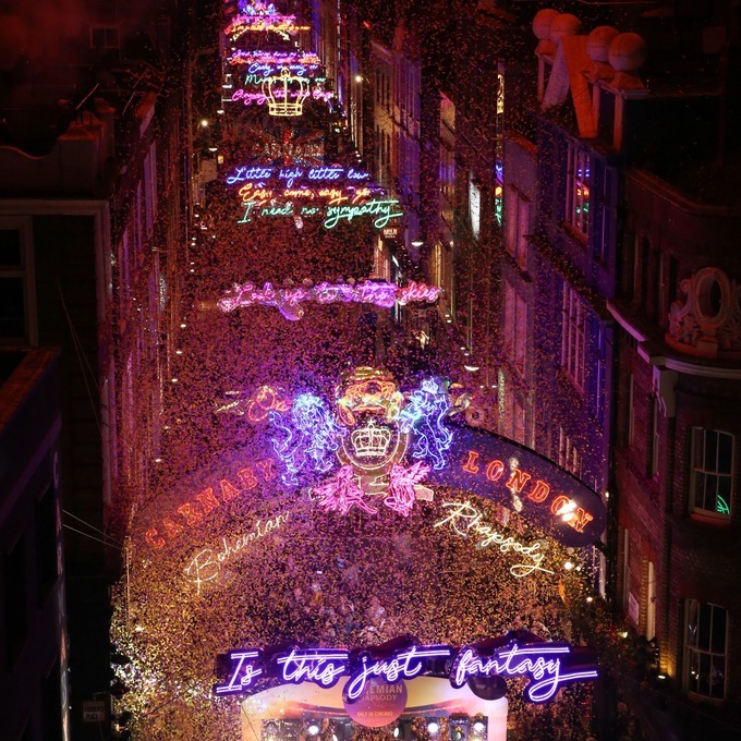 Carnaby street - london christmas lights