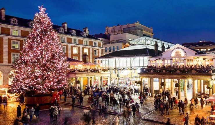 Covent garden - london christmas lights