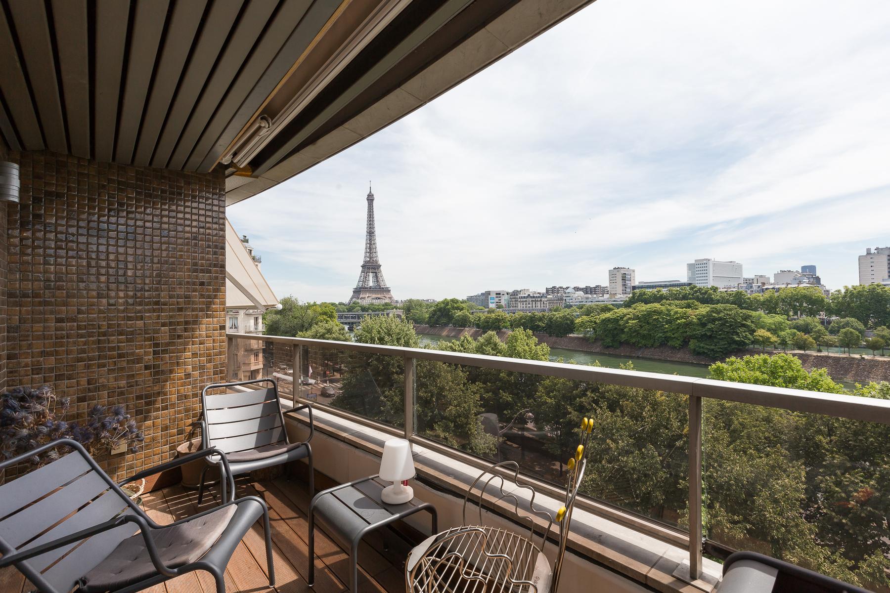 appartement paris avec vue sur la tour eiffel