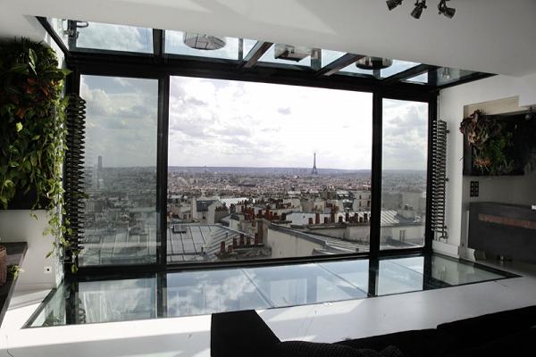 Paris apartment eiffel tower view