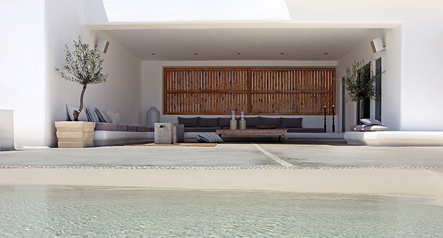 World class luxury villas in the Greek island of Mykonos