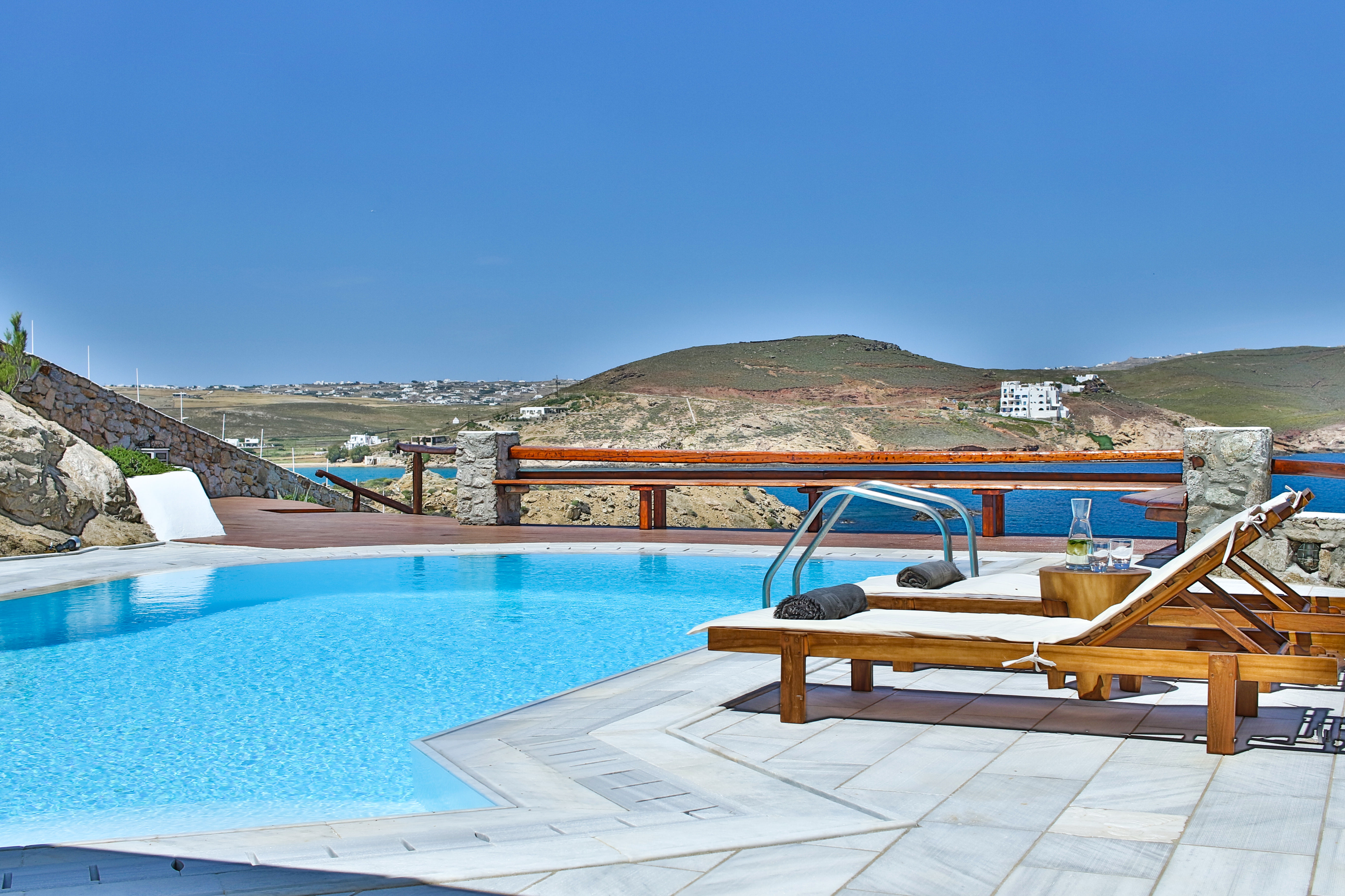 World class luxury villas in the Greek island of Mykonos