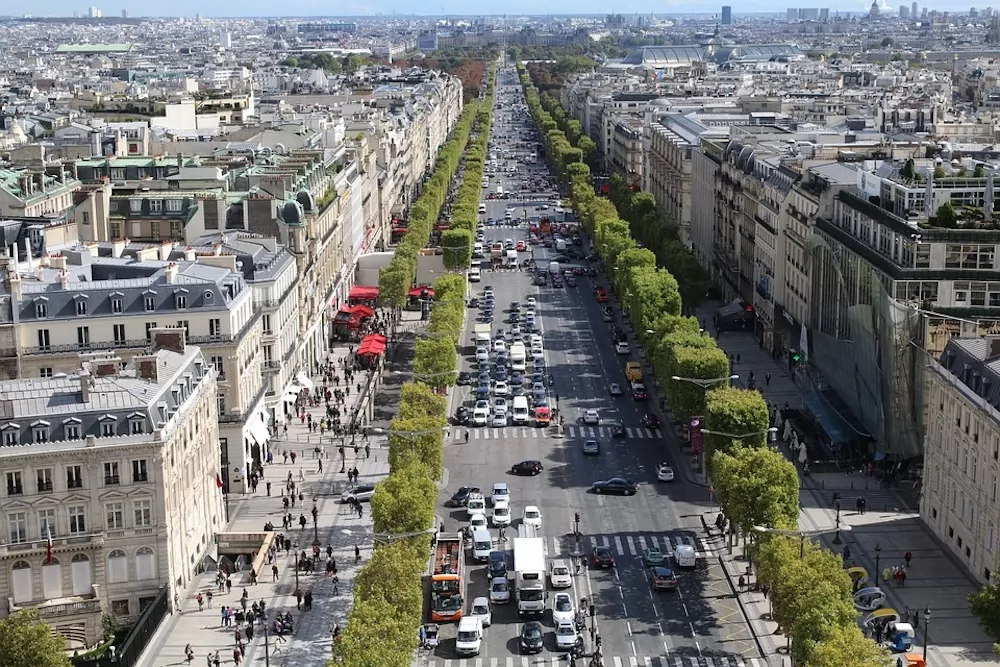 Champs-Élysées, Avenue, Arc de Triomphe, Shopping