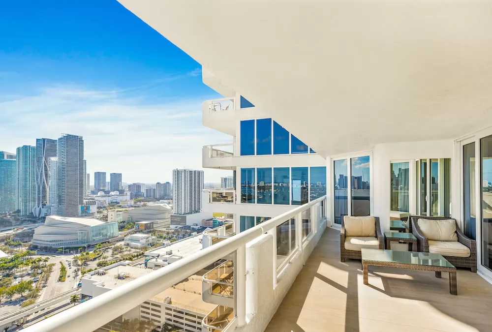 The Top Five Luxury Miami Apartments with The Best Balconies