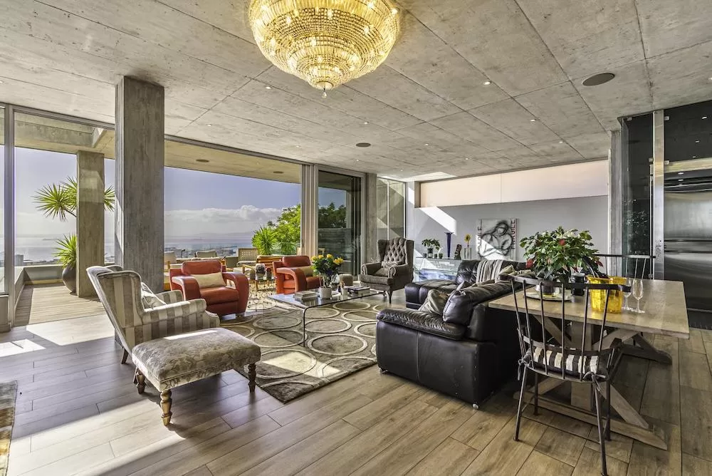 The Finest Living Rooms in The Luxury Villas in Cape Town