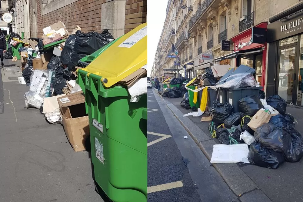 Paris Suffers From Major Garbage Problem Amid Workers' Strike