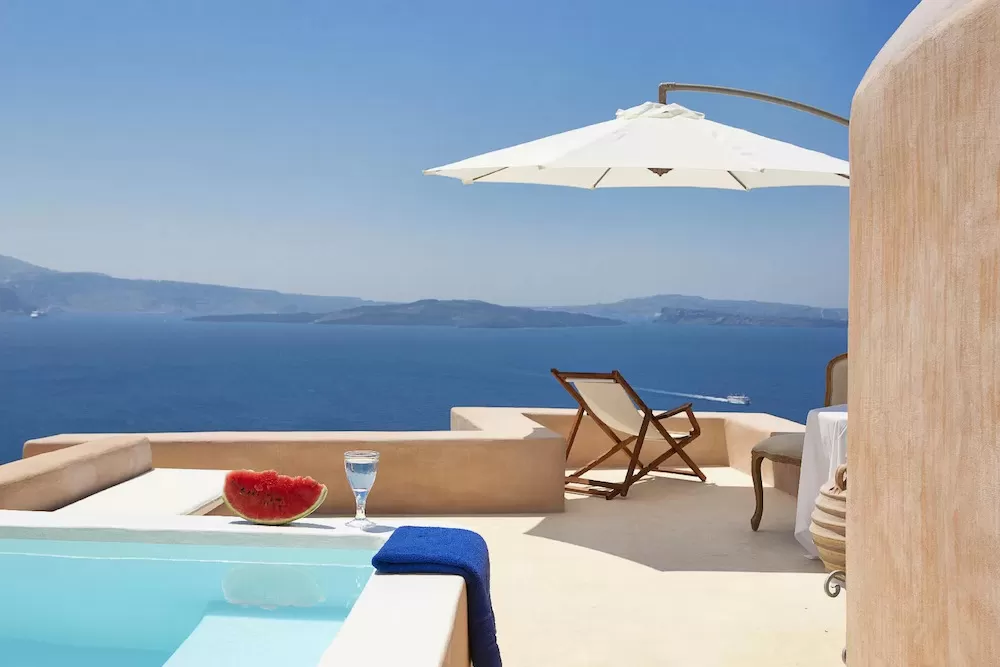 The Most Romantic Honeymoon Suites in Santorini