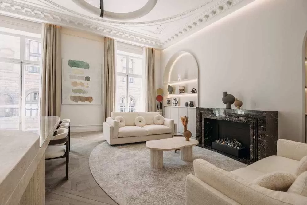 Warm Up By The Fireplace in These Paris Luxury Apartments