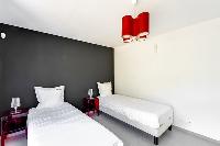 nice twin bedroom of Corsica - Di Paci luxury apartment
