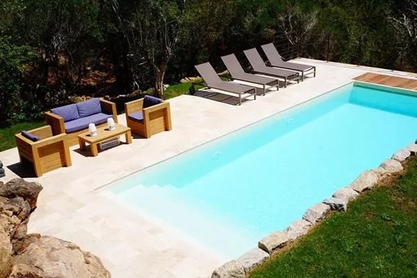 cool swimming pool of Corsica - Colomba luxury apartment