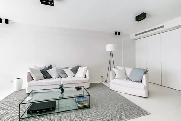 pleasant sitting room of Cannes Villa Californie luxury apartment