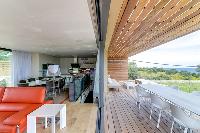 cool wooden deck of Corsica - Villa Algajola luxury apartment
