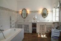 delightful two-sink bedroom vanity in Monaco - Fontvieille Villa luxury apartment