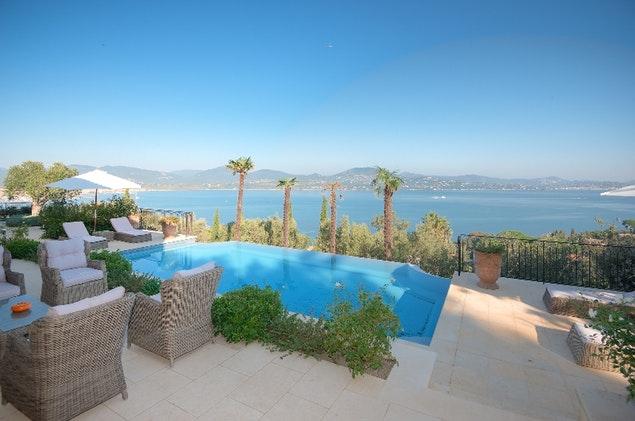 amazing view from Saint-Tropez - Palm View Villa luxury apartment