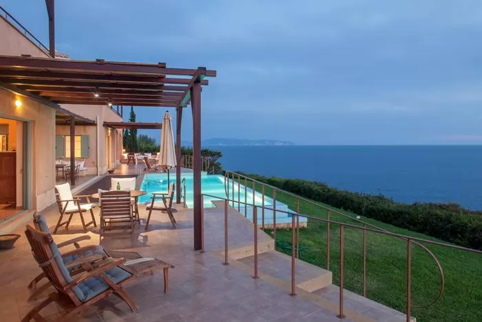 awesome Kefalonia Absolute Ai-Helis Villas Melodia luxury holiday home, vacation rental