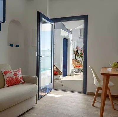 cozy Santorini Sea Dream luxury home, perfect vacation rental