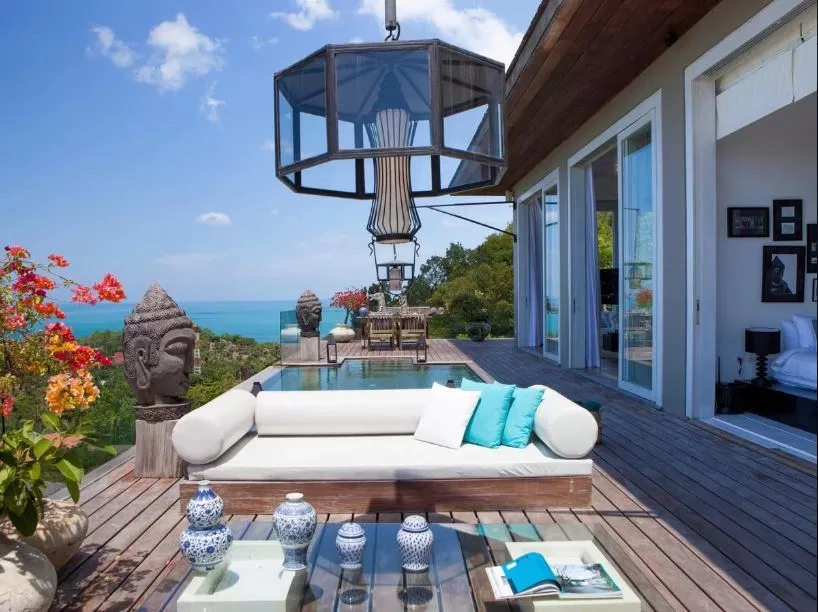 cool balcony of Thailand - Villa Belle luxury apartment, holiday home, vacation rental