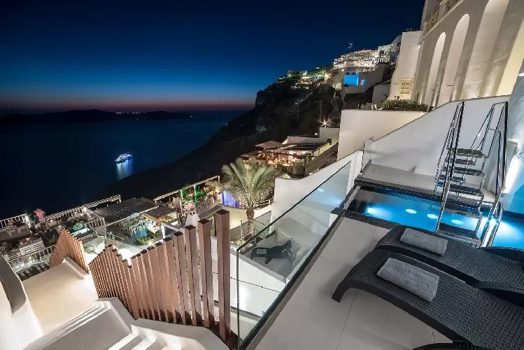 beautiful seafront Santorini Daydream luxury apartment, perfect vacation rental