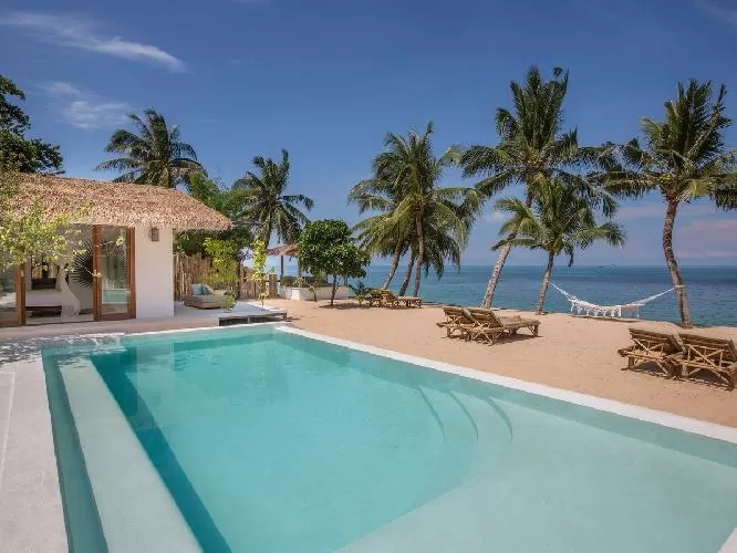 cool swimming pool of Thailand - Villa Kya Beach House luxury apartment, vacation rental