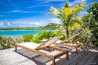 awesome deck of Barthelemy Estate luxury apartment, holiday home, vacation rental