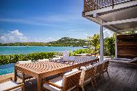 beautiful patio of Barthelemy Estate luxury apartment, holiday home, vacation rental