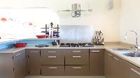 modern kitchen appliances in Saint Barth Villa Au Coeur Du Rocher luxury vacation rental