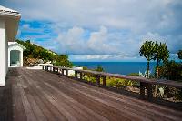 cool balcony of Saint Barth Villa Byzance luxury holiday home, vacation rental