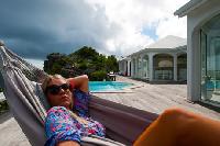cool deck of Saint Barth Villa Byzance luxury holiday home, vacation rental
