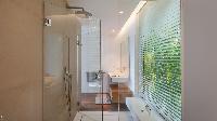 cool rain shower in Saint Barth Villa Lina luxury holiday home, vacation rental