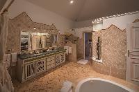 amazing bathroom in Saint Barth Villa Sea Bird luxury holiday home, vacation rental