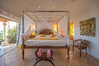 beautiful bedroom in Saint Barth Villa Sea Bird luxury holiday home, vacation rental