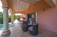 cool patio of Saint Barth Villa Sea Bird luxury holiday home, vacation rental