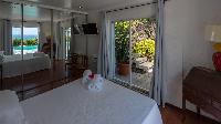 clean bed sheets in Saint Barth Villa Chloé luxury holiday home, vacation rental