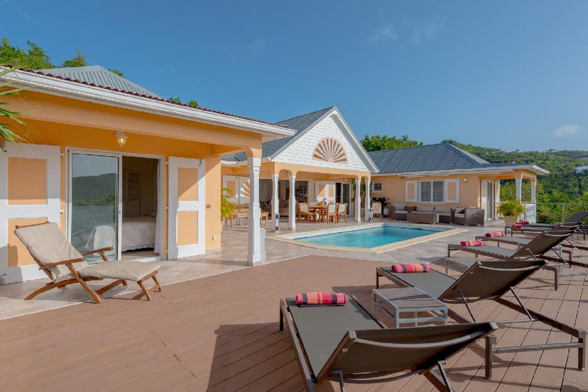 awesome Saint Barth Villa Les Acajous luxury holiday home, vacation rental
