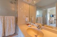 clean bathroom in Saint Barth Villa Les Acajous luxury holiday home, vacation rental