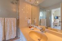 clean bathroom in Saint Barth Villa Les Acajous luxury holiday home, vacation rental