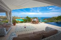 incredible sea view from Saint Barth Villa Mystique luxury holiday home, vacation rental