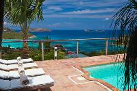 cool swimming pool of Saint Barth Villa Sunrise luxury holiday home, vacation rental