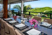 cool terrace of Saint Barth Villa Lenalee luxury holiday home, vacation rental