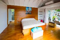 fresh bed sheets in Saint Barth Villa Lenalee luxury holiday home, vacation rental