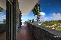 cool view deck of Saint Barth Villa Lenalee luxury holiday home, vacation rental