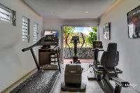 cool fitness room of Saint Barth Villa Lenalee luxury holiday home, vacation rental