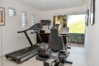 cool gym of Saint Barth Villa Lenalee luxury holiday home, vacation rental