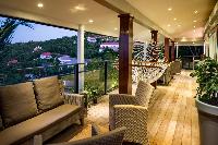 beautiful lanai of Saint Barth Villa Lenalee luxury holiday home, vacation rental