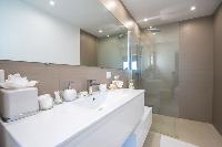 cool rain shower in Saint Barth Villa N' Joy luxury holiday home, vacation rental
