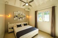 clean bedroom linens in Saint Barth Villa N' Joy luxury holiday home, vacation rental