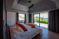 clean bedroom linens in Saint Barth Villa Amethyste luxury holiday home, vacation rental